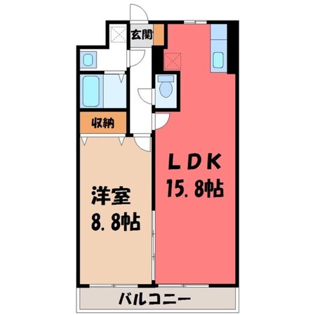 壱番館元今泉の物件間取画像